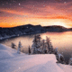 Colors Of Winter Lake