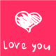 Pink Heart Say I Love U